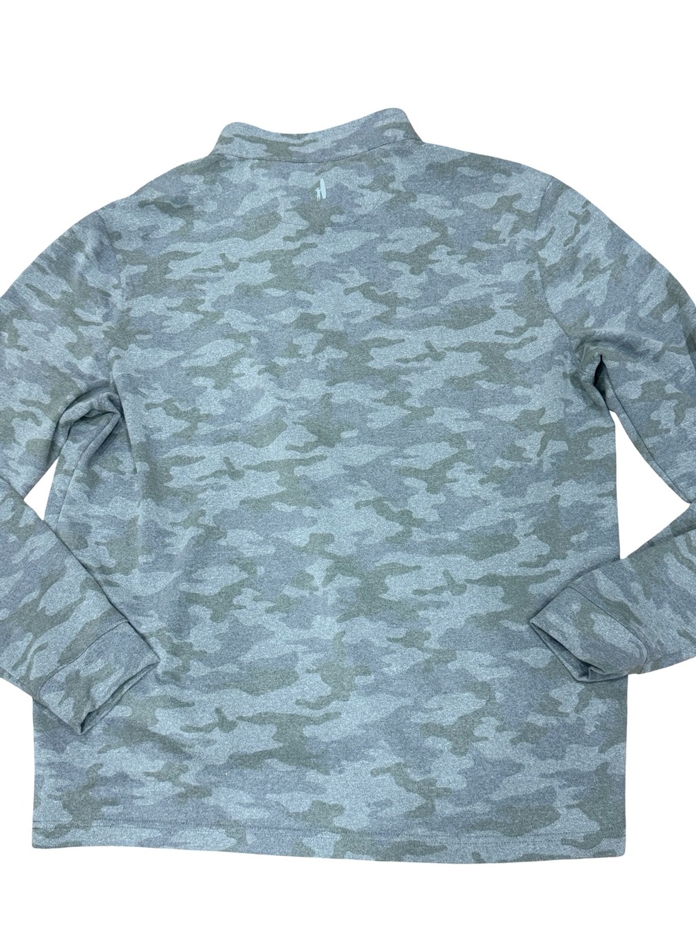 ✨ Johnnie-O Alabama Crimson Tide Gray Camo Quarter Zip Pullover Men’s Large - Picture 10 of 12